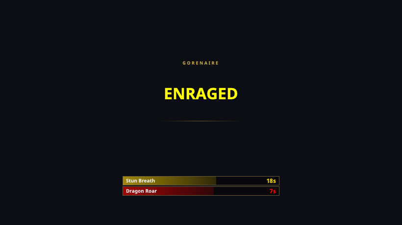 Event Overlay showing an alert and timer bar