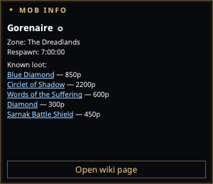 Mob Info overlay